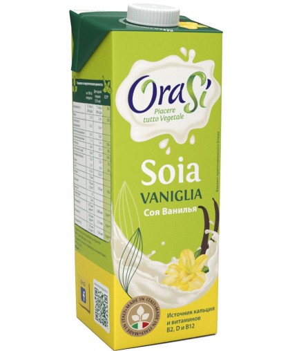 Молоко соевое Ваниль Orasi (напиток) 1 л