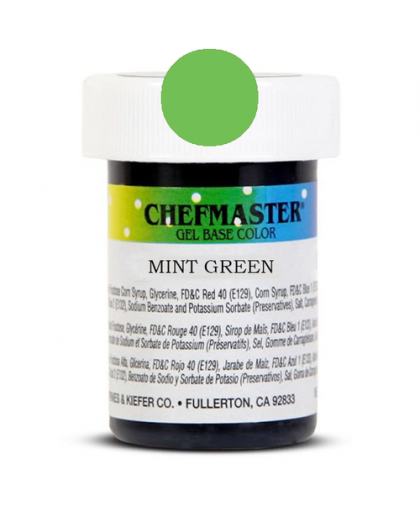 Краситель гелевый пастообразный Chefmaster   "Мятный зеленый" 28,35 гр